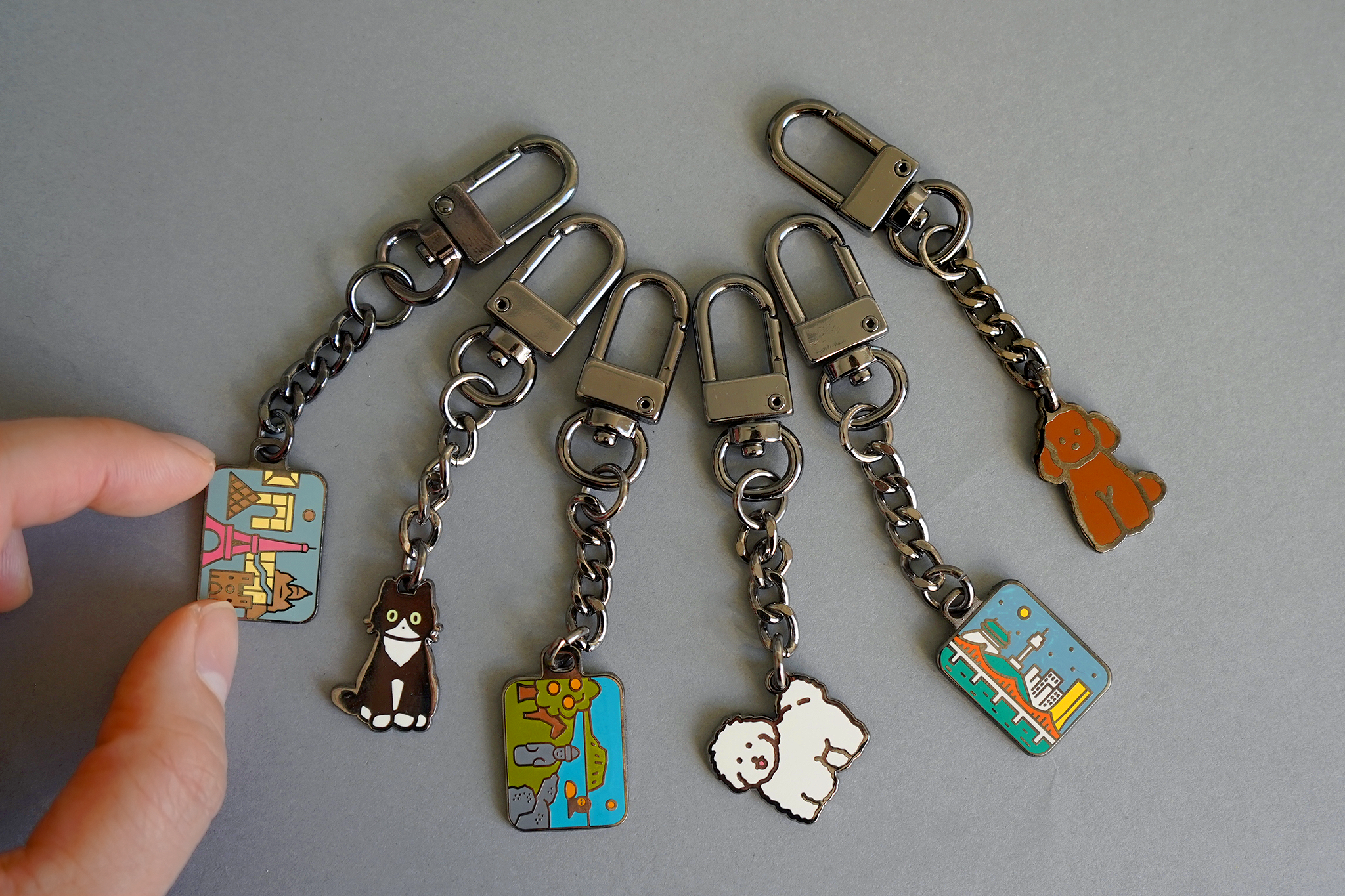 Portes-Clés : White Dog