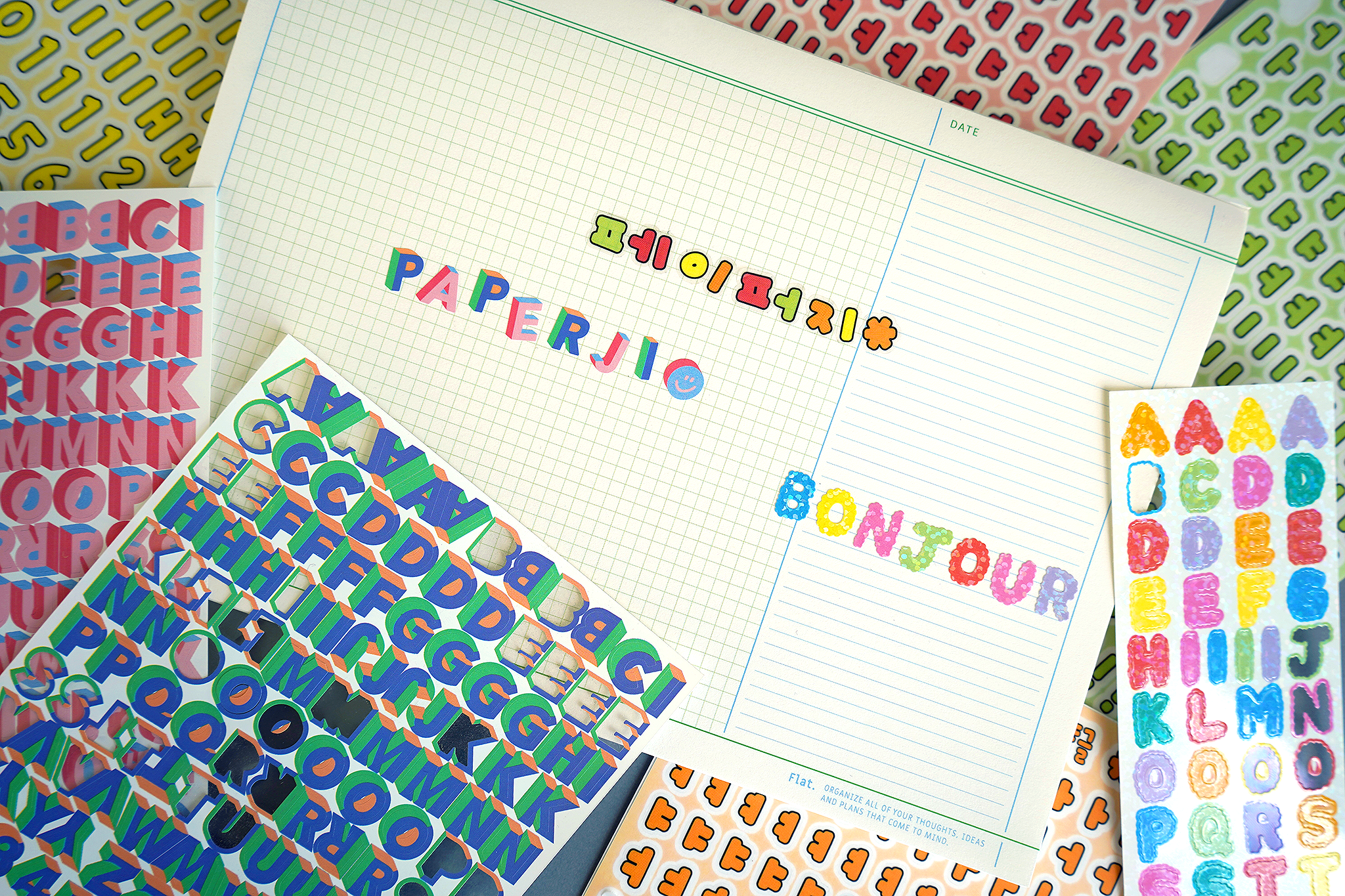 Stickers Hangeul - Vert