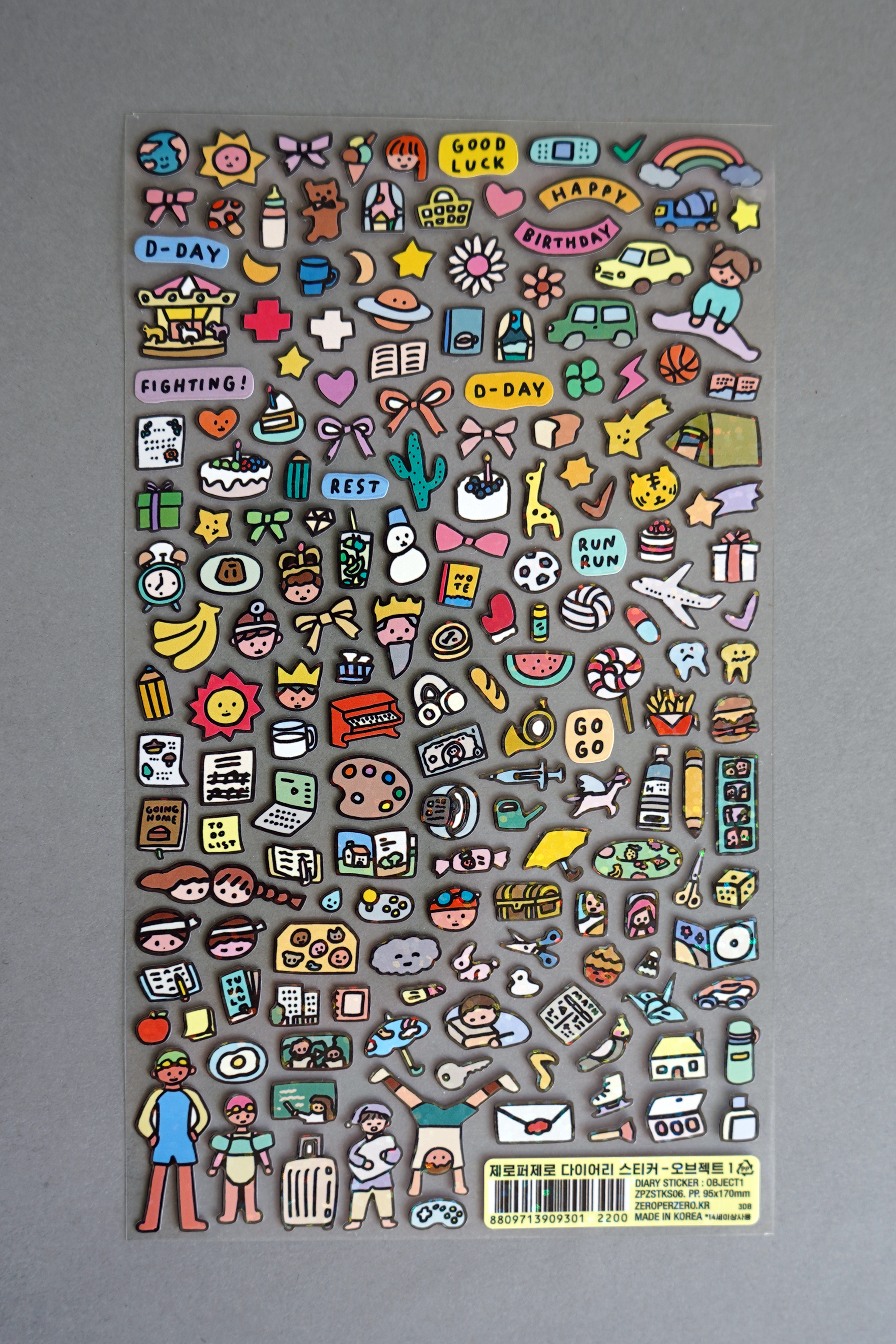 Stickers Scintillants - Objets